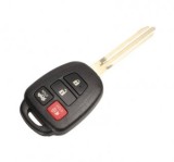 Carcasa cheie Topautochei&reg; pentru Toyota Camry Corolla Reiz RAV4, 4 butoane, Oem