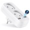 Camera Spion in Adaptor dublu iUni AD1, Wi-Fi, Full HD, Senzor miscare