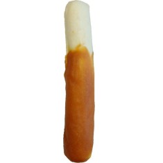 Bastoane piele alba &amp; pui 19 cm