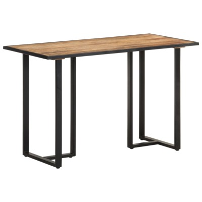 vidaXL Masă de bucătărie, 120 cm, lemn de mango nefinisat 320689 foto