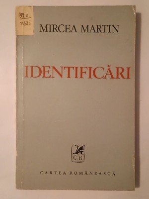 Mircea Martin - Identificări (1977) foto