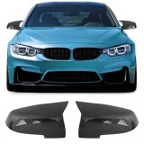 Capace de oglinda de &icirc;nlocuire aspect carbon potrivite pentru 4 Series BMW F32 F33 F36 din 2013 Performance AutoTuning