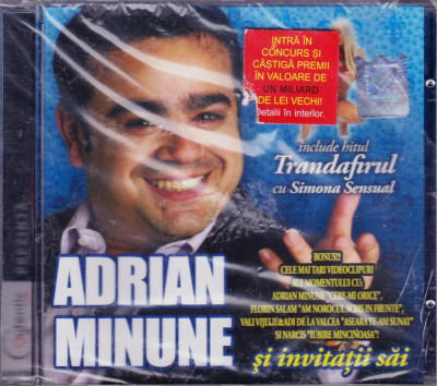 CD Manele: Adrian Minune si invitatii sai ( SIGILAT; enhanced = contine 4 video) foto