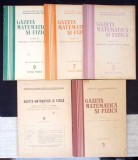 GAZETA MATEMATICA SI FIZICA ANII '50-'60 (5 REVISTE)-V. ATANASIU SI COLAB.-363449
