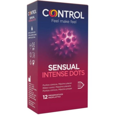CONTROL - SPIKE CONDOMS WITH CONICAL POINTS 12 UNITS foto