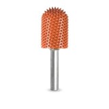 Tvar Valec s Gu&Auml;&frac34;at&Atilde;&frac12;m vrcholom pr-19mm stopka 6mm, Granulatie Saburr FOARTE ASPRA - PORTOCALIE