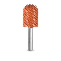 Tvar Valec s Gu&Auml;&frac34;at&Atilde;&frac12;m vrcholom pr-19mm stopka 6mm, Granulatie Saburr FOARTE ASPRA - PORTOCALIE