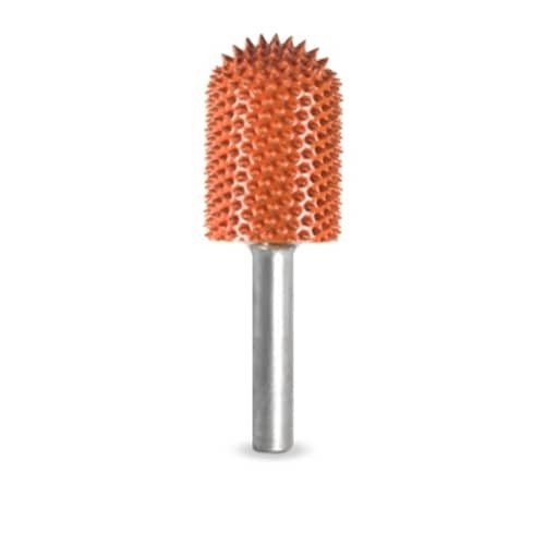 Tvar Valec s Gu&Auml;&frac34;at&Atilde;&frac12;m vrcholom pr-19mm stopka 6mm, Granulatie Saburr FOARTE ASPRA - PORTOCALIE