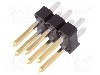 Conector 6 pini, seria BERGSTIK II, pas pini 2.54mm, Amphenol Communications Solutions - 67996-206HLF