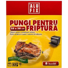 Pungi pentru friptura ALUFIX 8 buc 25x38cm CNN40011 foto
