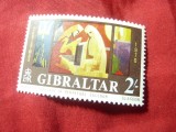 Serie 1 valoare Gibraltar 1970 - Craciunul