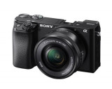 Cumpara ieftin Aparat foto Mirrorless Sony Alpha A6100, CMOS Exmor, 24.2MP, 4K, Wi-FI, Bluetooth + Obiectiv 16-50mm