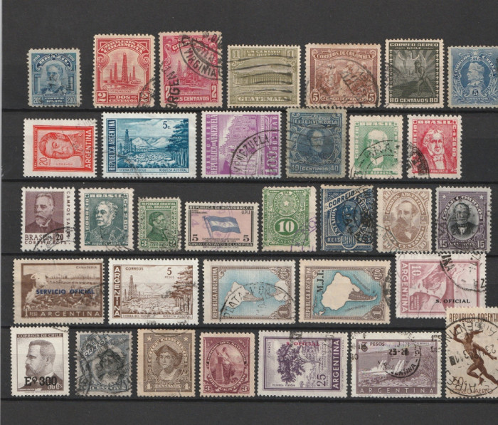 Lot timbre America de Sud, 1900-&#039;60