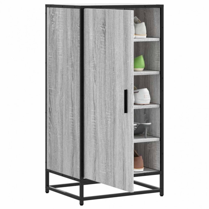 vidaXL Pantofar, gri sonoma, 48x38x97,5 cm, lemn prelucrat 849202
