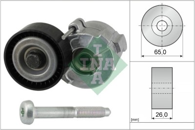 INA 534 0610 10 Intinzator curea, curea distributie foto