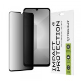 Folie de protectie Ecran Privacy Techsuit pentru Samsung Galaxy A07 4G A075, Sticla Securizata, Full Glue, 111D
