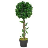 Cumpara ieftin Plantă artificială dafin cu ghiveci, verde, 70 cm