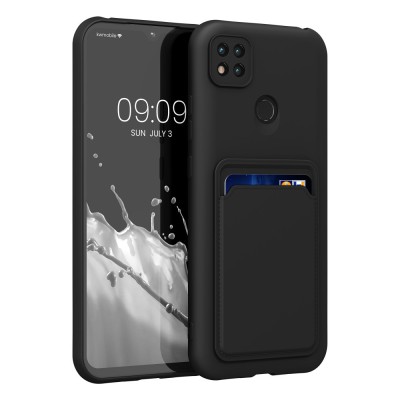 Husa pentru Xiaomi Redmi 9C, Silicon, Negru, 56949.47, kwmobile foto