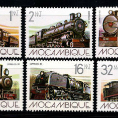 Mozambic 1983 - Locomotive, serie neuzata