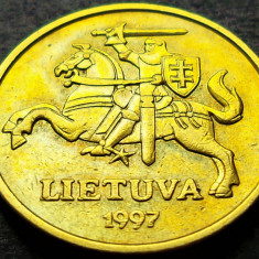 Moneda 20 CENTU - LITUANIA, anul 1997 * cod 1897 B