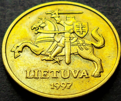 Moneda 20 CENTU - LITUANIA, anul 1997 * cod 1897 B foto