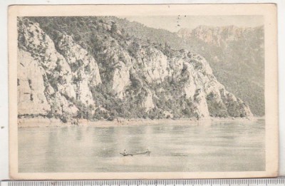 bnk cp Dunarea la Cazane - Vedere - circulata 1961 - marci fixe foto
