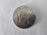 Italia 5 Lire 1876 Argint are 26 gr.Impecabila, Europa