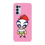 Husa compatibila cu Oppo A55, Viceversa, model Buena Girl Mucha Lucha, Silicon, TPU, Transparent, Carcasa