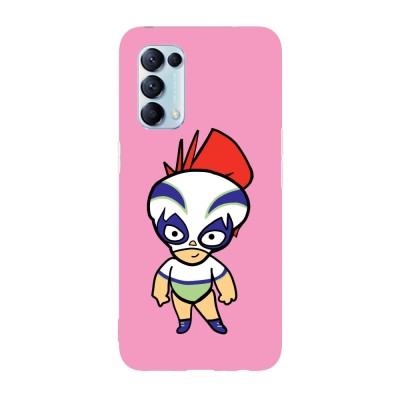 Husa compatibila cu Oppo A55, Viceversa, model Buena Girl Mucha Lucha, Silicon, TPU foto