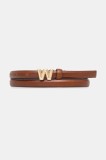Weekend Max Mara curea de piele PALUDE culoarea maro, 2525506014600