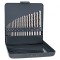 Set burghie metal oțel cobalt HSS-E 19 buc.