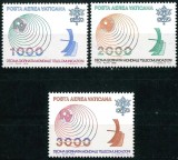 Vatican 1978 - Telecomunicații, serie neuzata