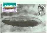 CP ROMANIA Zeppelin ITALIA UMBERTO NOBILE BUCURESTI 1978 PRIMA ZI A EMISIUNII