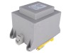 Transformator Capsulat INDEL 160VA 230V 24V Montare Sina DIN Clasa II