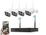 Camera Video set 4 Buc Wifi,NVR 4k HD CCTV