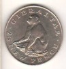 SV * GIBRALTAR 25 NEW PENCE 1971 * FAUNA - MAIMUTA * Elisabeth II * AUNC+, Europa, Nichel