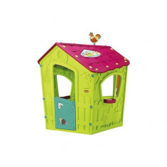 Casuta de joaca Magic Playhouse, din plastic, pentru copii, cu ferestre si usa, pentru joaca in gradina sau interior foto