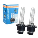 Becuri Xenon D4S Techstar 6000K, 35W, +50% Luminozitate, Alb Rece, Set 2 Bucati