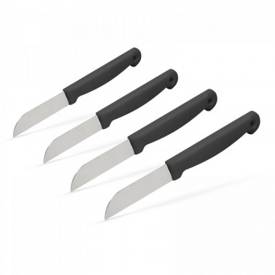 Set cuțite de bucătărie negre - 4 piese foto