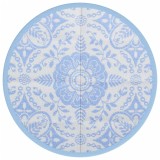 Cumpara ieftin Covor de exterior, ARAKIL bleu, &Oslash;160 cm, PP