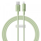 Cablu Date si Incarcare USB-A - Lightning Baseus Habitat, 18W, 2m, Verde P10360200631-01
