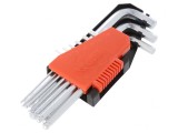 Set Chei Imbus Sferic 10 Bucăți Oțel Crom-Vanadium