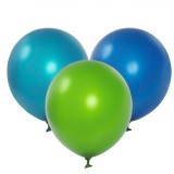 Set Baloane Petrecere, Simple, 10 Bucăți, Multicolor, 23 cm, Latex, Oem