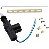 Servomotor de inchidere centralizata, 2 cabluri, Pana la 4,5 kg, DC 12V, Negru