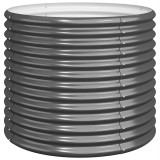 Cumpara ieftin Jardiniera antracit 80x80x68 cm otel galvanizat
