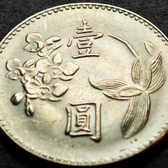 Moneda exotica 1 NEW DOLLAR - TAIWAN, anul 1974 * cod 2520 = A.UNC