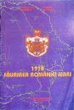 1918 Faurirea Romaniei Mari - C. Botoran, M. Retegan (1992), Vatra Romaneasca, Istorie, Carte in Romana