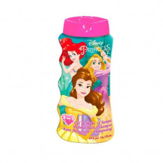 Gel de dus si sampon 2 in 1 Princess, 475 ml, PH fiziologic, formula blanda