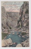 Carte postala Turda , Cheile Turzi , litho , circulata 1908, Fotografie