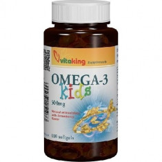 Omega 3 pentru Copii 500mg 100cps Vitaking foto